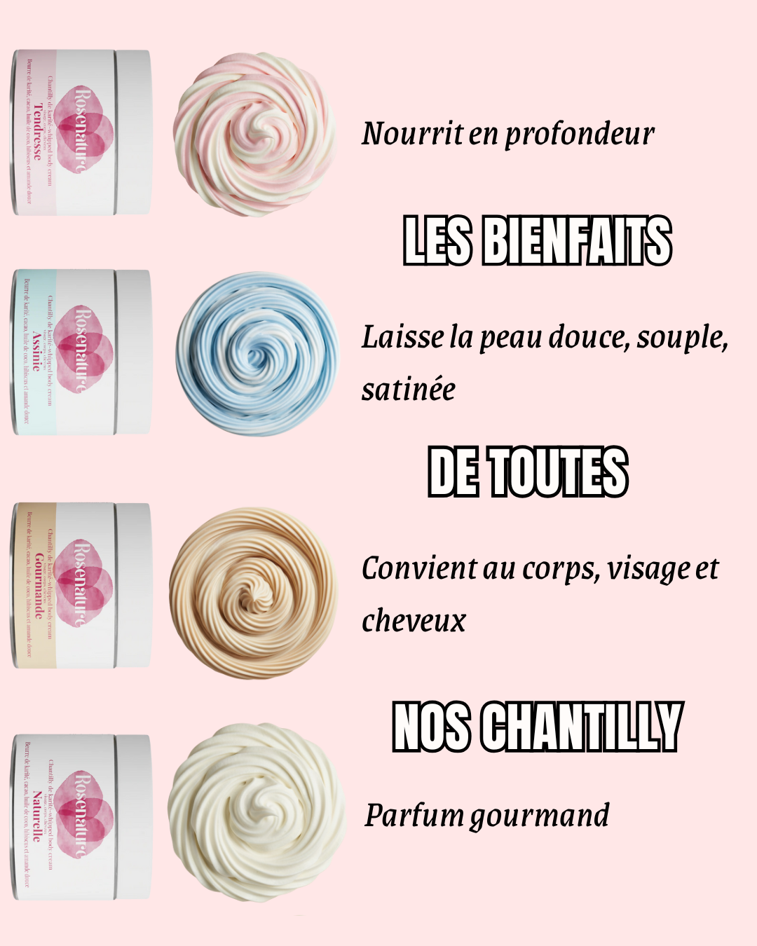 Chantilly de karité Naturelle/ whipped body cream