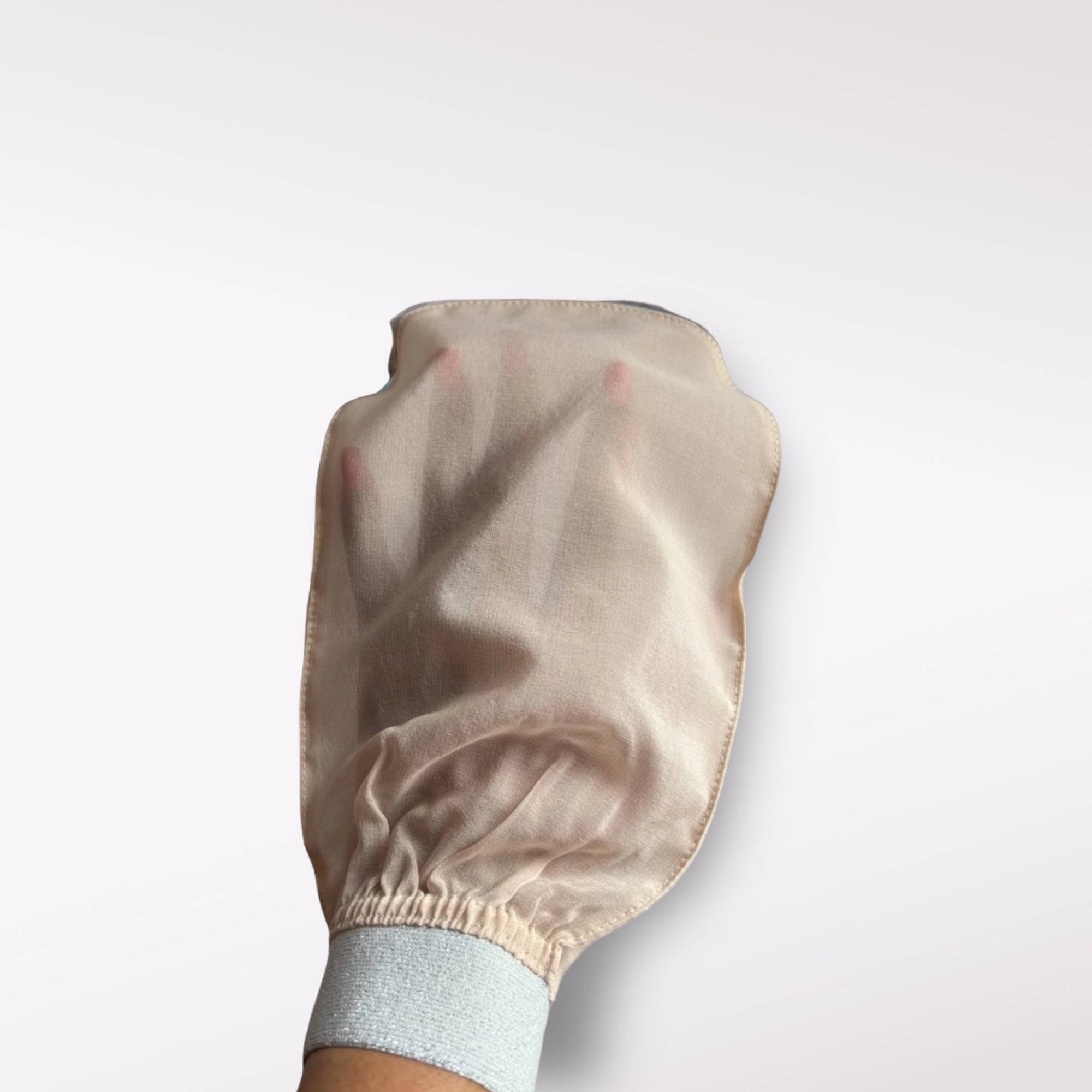 Gant exfoliant en soie naturelle – Rituel éclat & peau douce – Rosenature